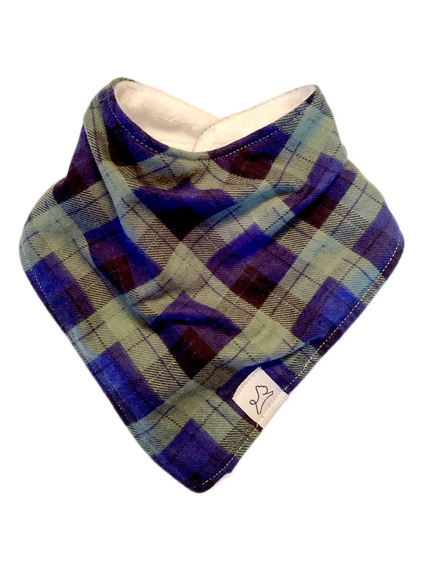 matching baby bib and dog bandana